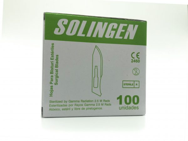 Hojas de Bisturí Solingen 10 ;11;15;20;24