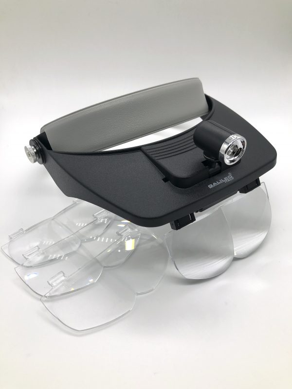 Lupa Binocular Manos Libres Con luz Led