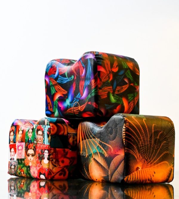 Apoya Pie Alcolchado Estampado Tela Cordura