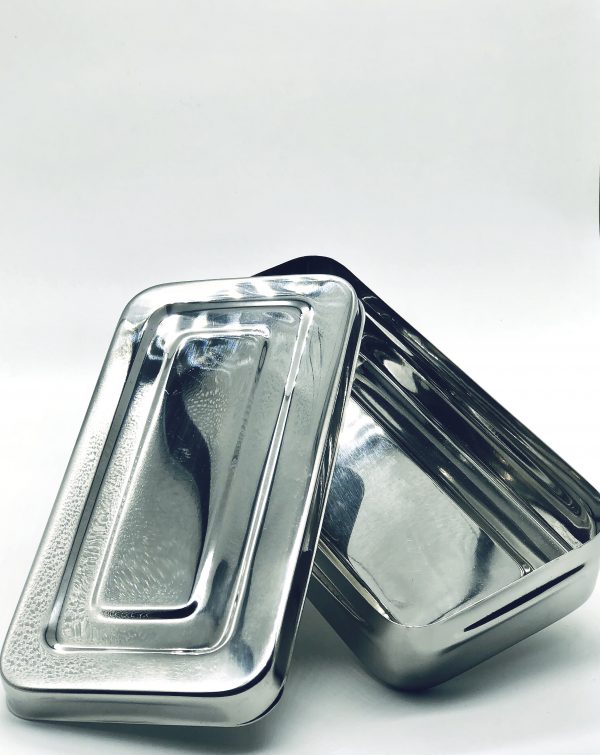 Caja de Acero Inoxidable 20x10x4 Packistani